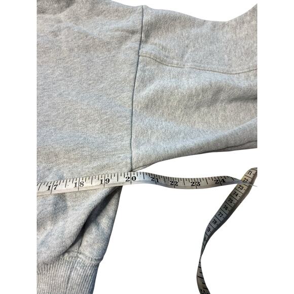 Aerie Offline Ott Fleece Cropped Hoodie Gray Size Large - Picture 6 of 9